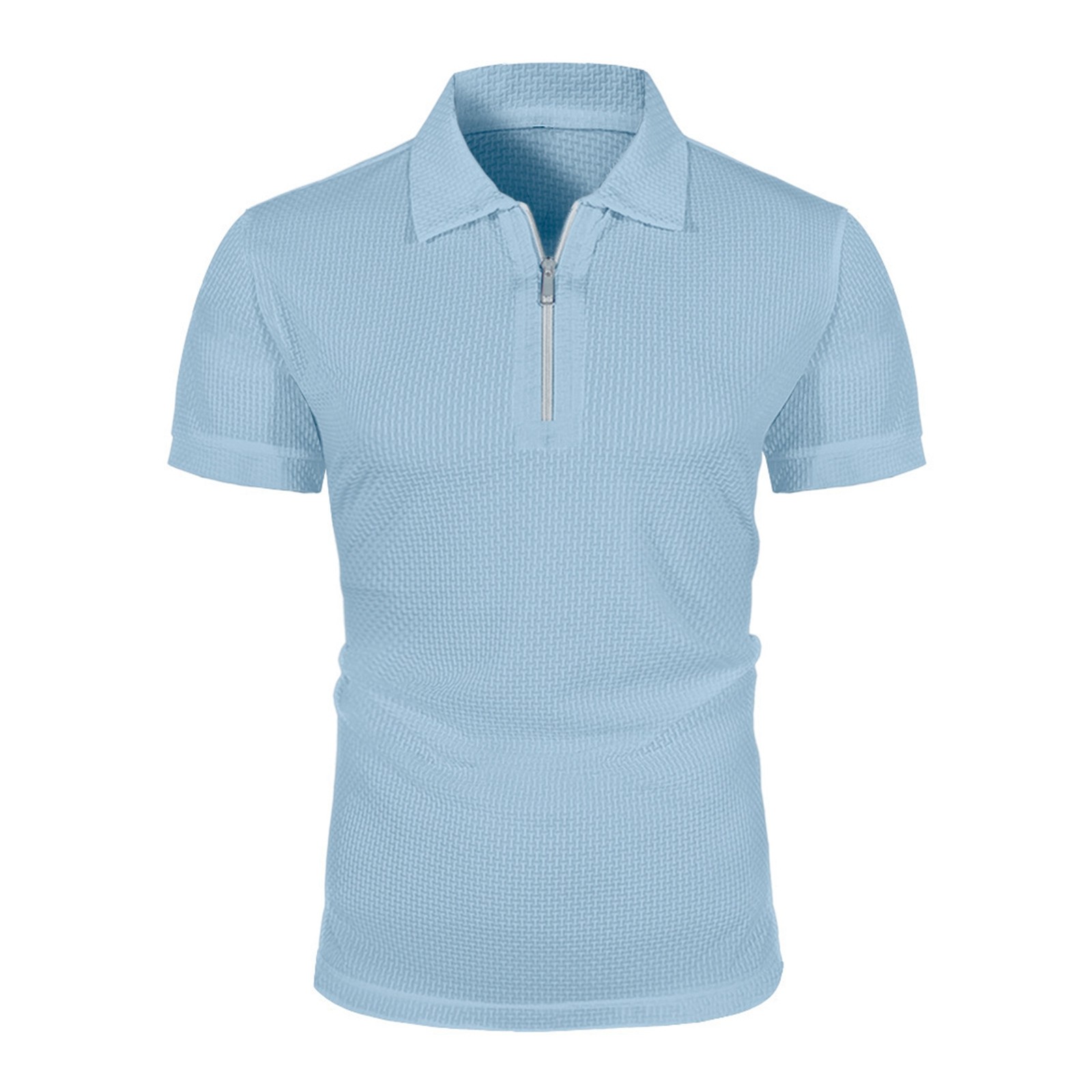 Camisetas casuales de manga corta para hombre: cuello redondo, mezcla ligera y suave, transpirables para el confort diario en verano.